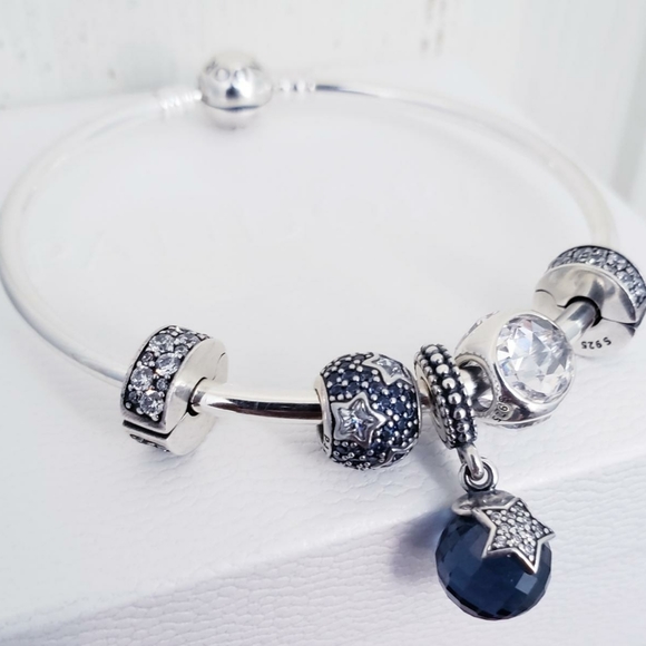 Authentic Pandora Bracelet 6pc Set - Picture 3 of 14